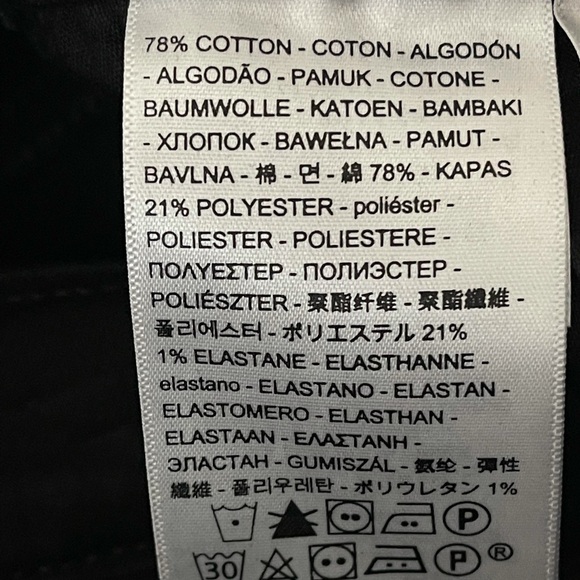 Levi’s 724 High Rise Straight Black Stretch Jeans - Picture 8 of 10